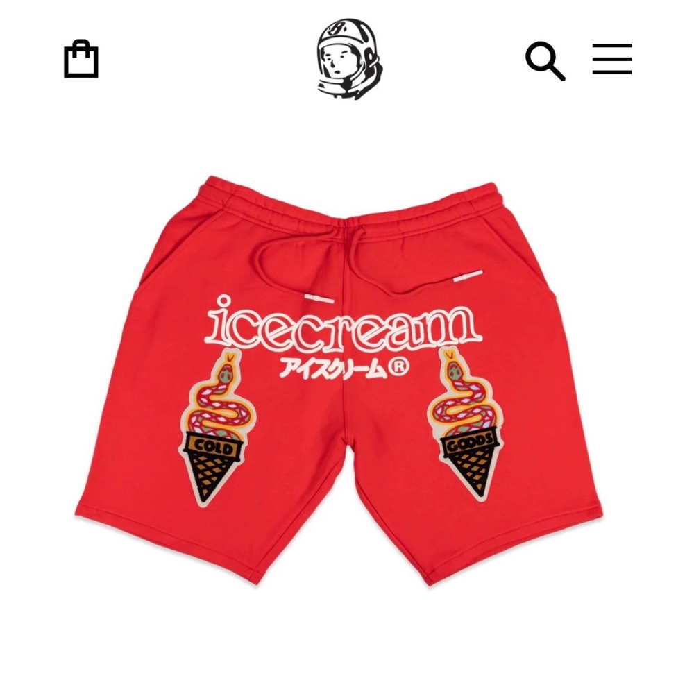 BBC ICE-CREAM ❤️ Men’s 3X drawstring shorts.